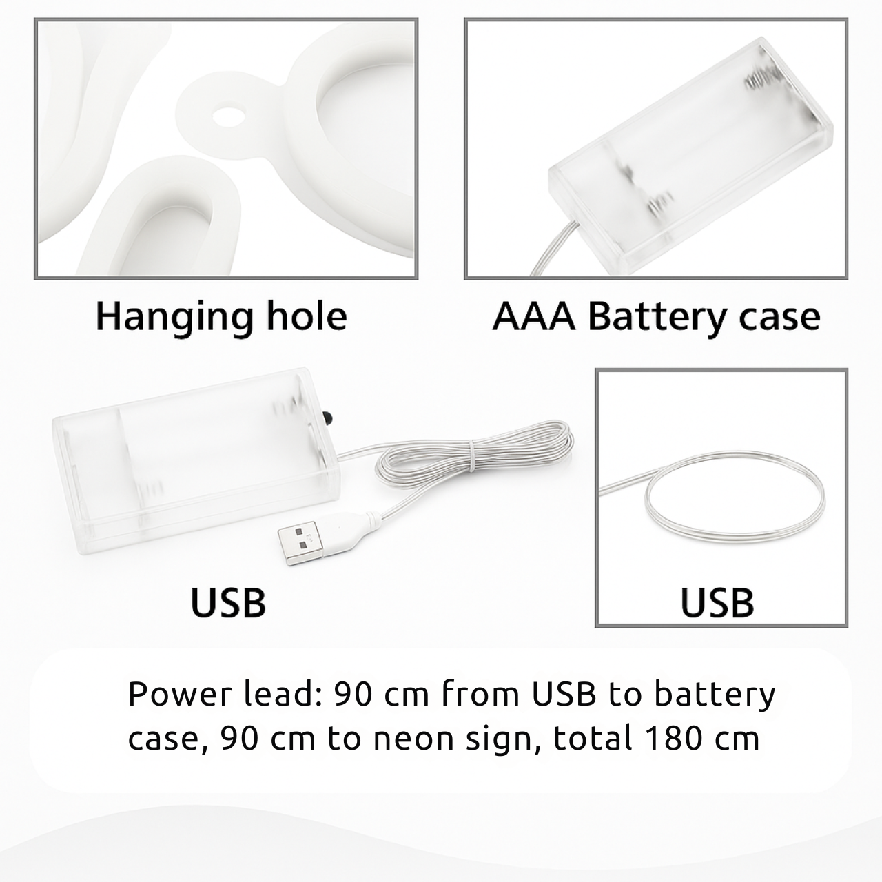 Warm Moon + Pink Cloud Neon Sign