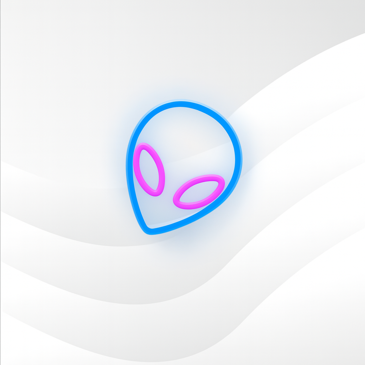 Alien (Blue + Purple) Neon Sign