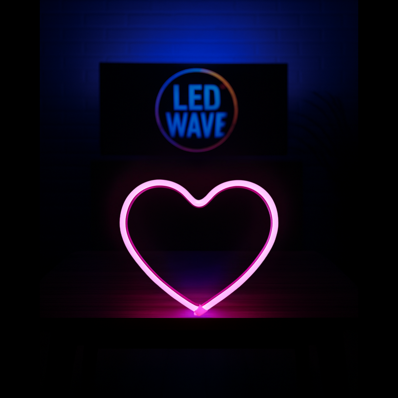 Pink Heart Neon Sign
