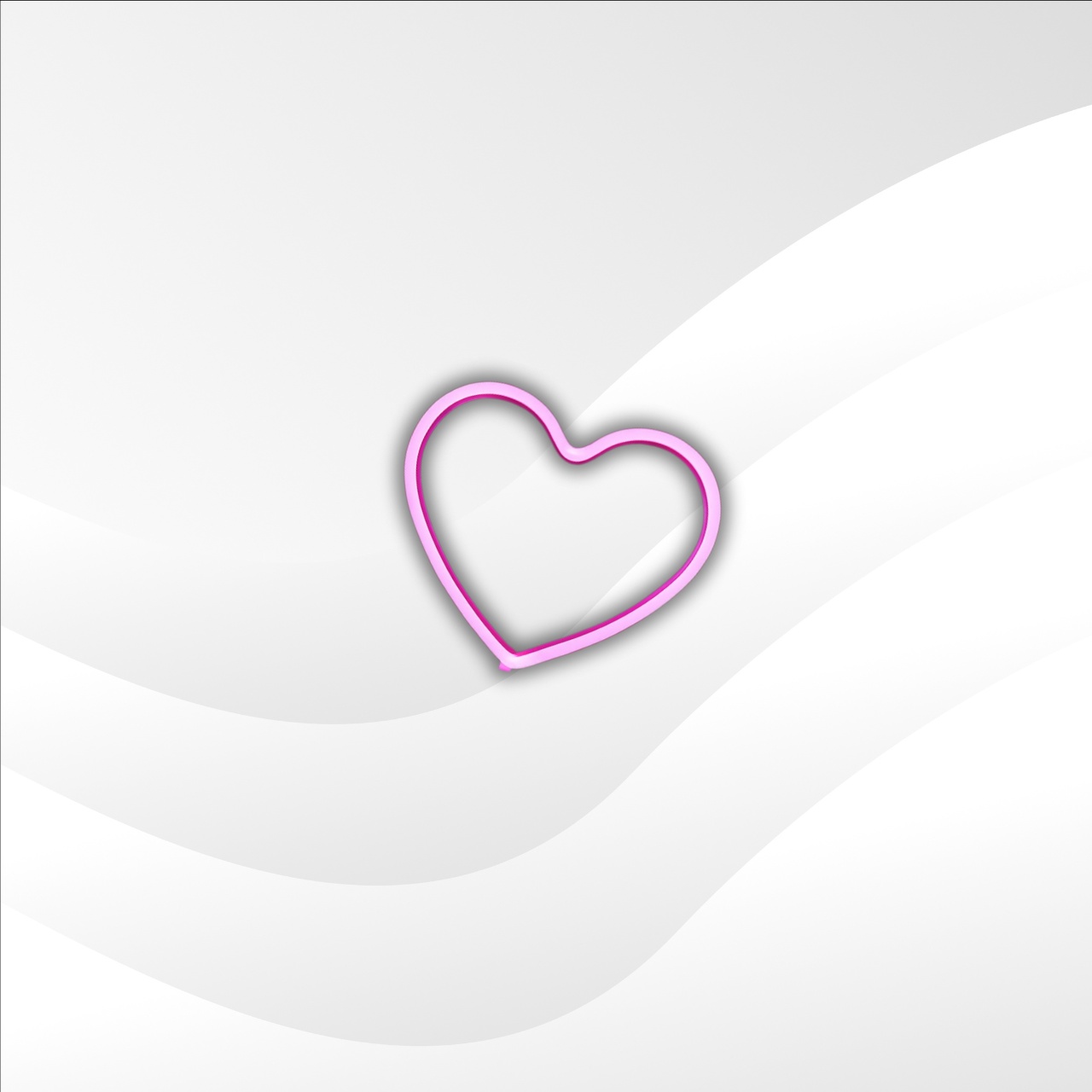 Pink Heart Neon Sign