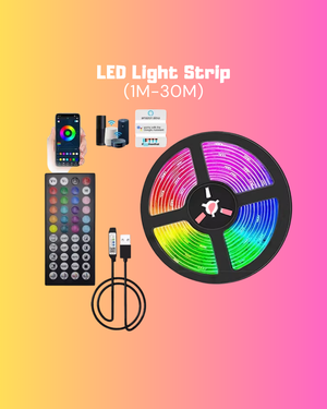 LED Light Strips - Compatible with Google Assistant and Amazon Alexa