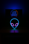 Alien (Blue + Purple) Neon Sign